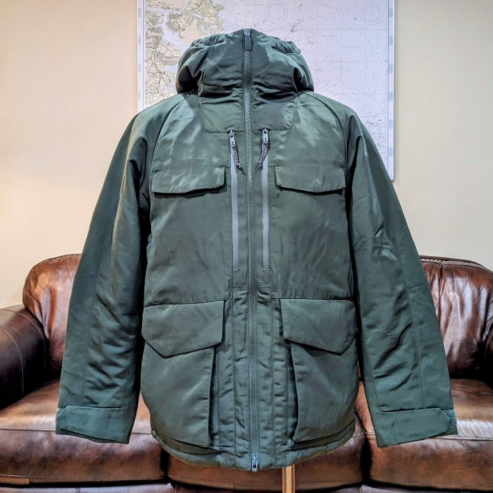 UNIQLO x WHITE MOUNTAINEERING | Hybrid Down Oversized Parka | Dark Green | XS